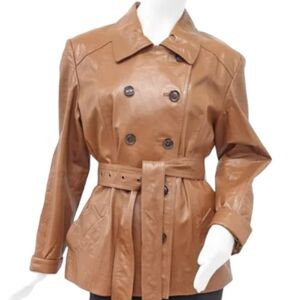 Guillaume Double Breasted Leather Jacket